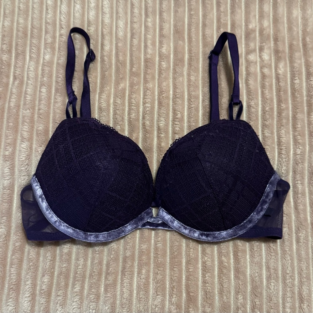 Purple Lace Bra